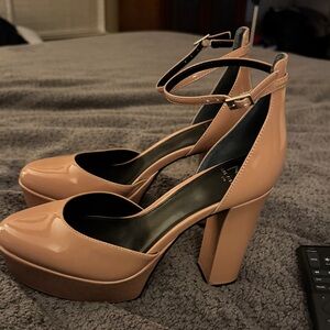 Marc Fisher Blush Platform Heels